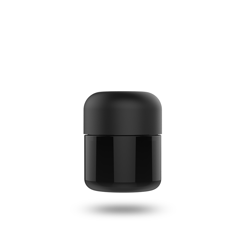 Basic Glass Jar - Black